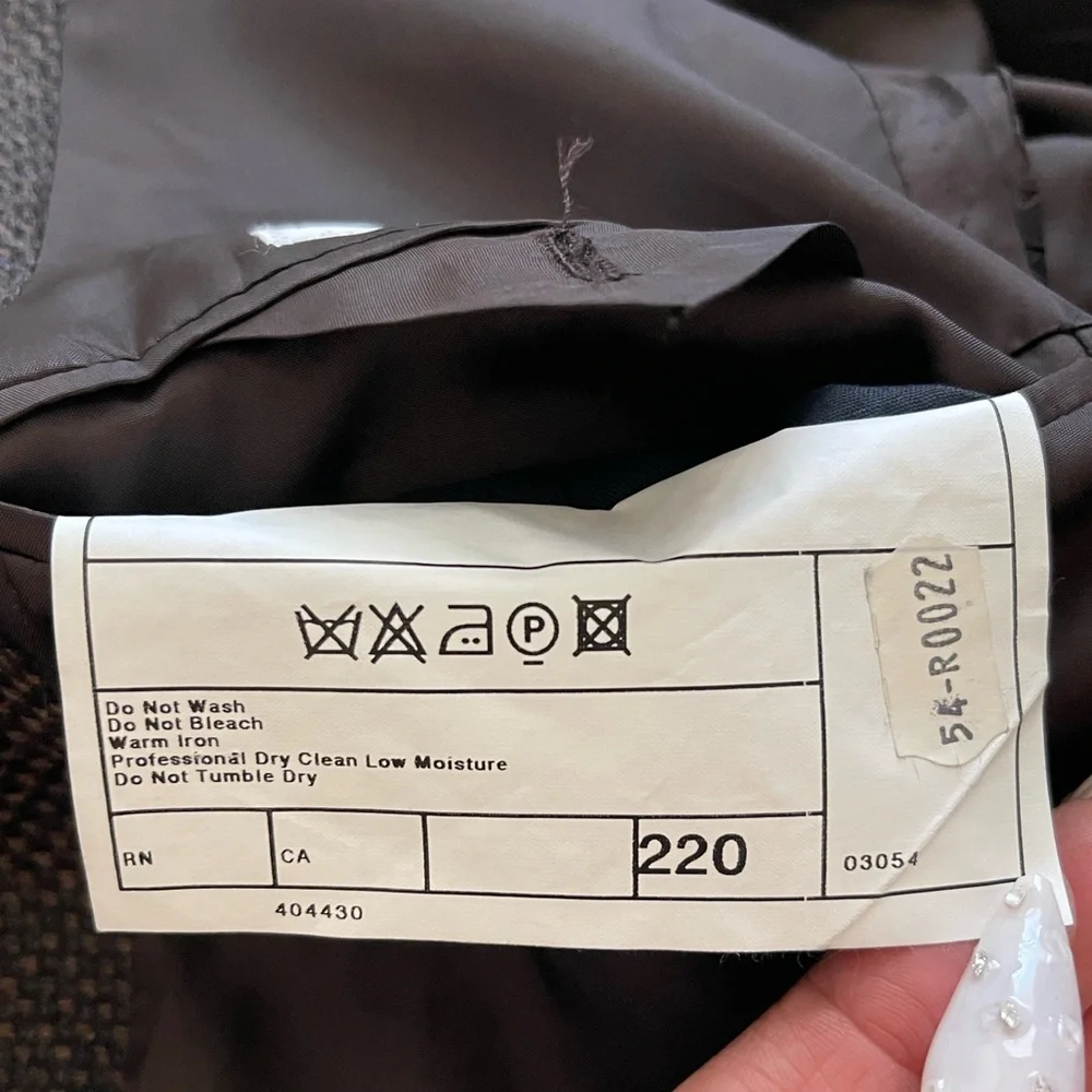 Armani Collezioni Charcoal Gray Blazer